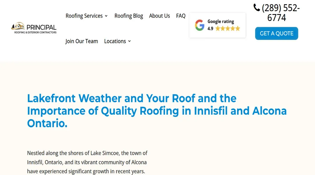 Principal Roofing