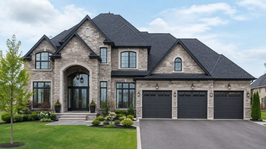 Executive home in Bradford West Gwillimbury with a new roof