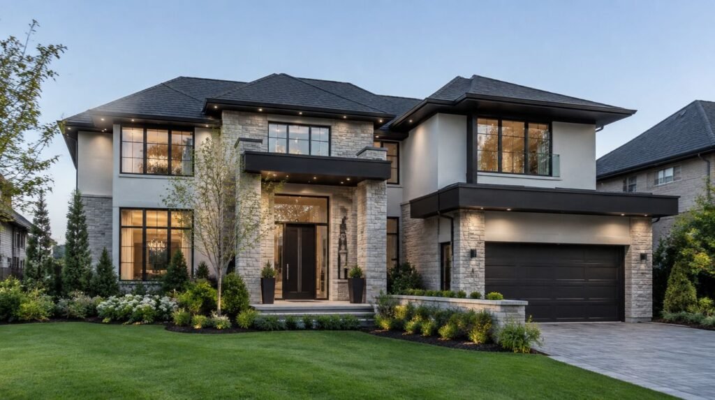 Custom luxury home in Willowdale, North York with a new roof